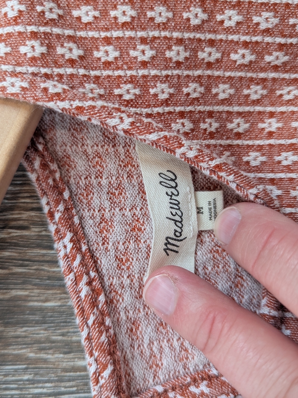Madewell Blush-Patterned Puff Sleeve Top - Picture 7 of 10